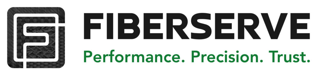Logo von Fiberserve mit dem Slogan 'Performance. Precision. Trust.'